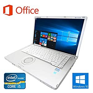 【Microsoft Office 2016搭載】【Win 10搭載】Panasonic CF-B10/次世代Core i5 2.5GHz/超大容量メモリ:8GB/SSD:120GB/DVDスーパ 