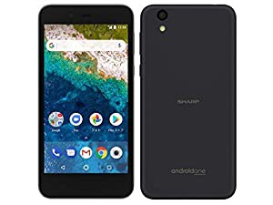 ワイモバイル SHARP Android One S3 ネイビーブラック 白ロム(中古品)