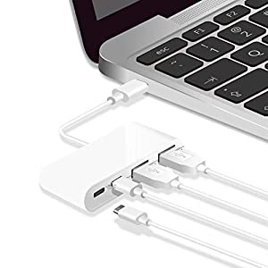 エレコム USBハブ USB Type c USB3.1Gen1 (Aメス2ポート/ Type-Cメス2ポート) バスパワー【USB PD対応】MacBook/iPad/Surface GO