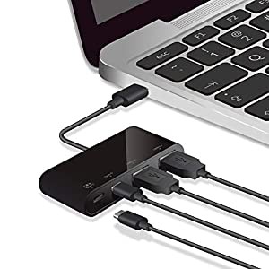 エレコム USBハブ USB Type c USB3.1Gen2 (Aメス2ポート/ Type-Cメス2ポート) バスパワー【PD対応】MacBook / iPad / Surface GO