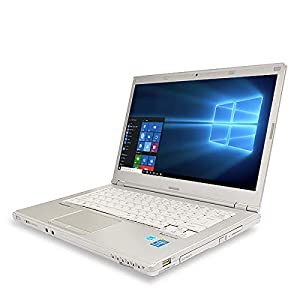 ノートパソコン 中古 Panasonic Let'snote CF-LX3EDHCS Core i5 4GBメモリ 14インチ DVDマルチ Windows10 Office 付き(中古品)