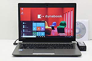 【中古】 東芝 dynabook R63/D Core i5 6300U 2.4GHz/8GB/128GB(SSD)/13.3W/FWXGA(1366x768)/Win10 リカバリメディア付属(中古品