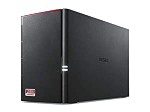 BUFFALO NAS スマホ/タブレット/PC対応 ネットワークHDD 2TB LS520D0202G 【同時アクセスでも快適な高速モデル】(中古品)