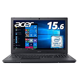 Acer ノートパソコン TMP2510G2M-A78DL6 Core i7-8550U/8GB/500GB/15.6型/Windows 10 Pro/Office Personal 2016(中古品)