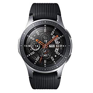 Galaxy Watch 46mm シルバー【Galaxy純正 国内正規品】 Samsung スマートウォッチ iOS/Android対応 SM-R80010118JP(中古品)