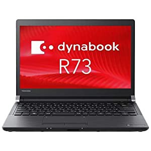 東芝 dynabook R73 F(Windows 10 Pro 64ビット搭載、Core i5-6200U、500GB HDD） Microsoft(Ｒ) Windows 10 Pro 64ビット / Inte