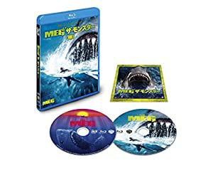 MEG ザ・モンスター 3D&2Dブルーレイセット (初回仕様/2枚組/ステッカー付き) [Blu-ray](中古品)