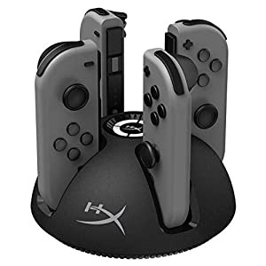 【Nintendo Switch対応】HyperX ChargePlay Quad Nintendo Switch Joy-Conコントローラー充電器 2年保証 HX-CPQD-U ( 4P5M7AA )(