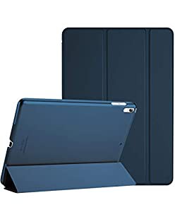 ProCase iPad Pro 10.5"ケース スマート 超スリム スタンド フォリオ保護ケース 半透明フロスト バックカバー 対応機種：iPad Pr