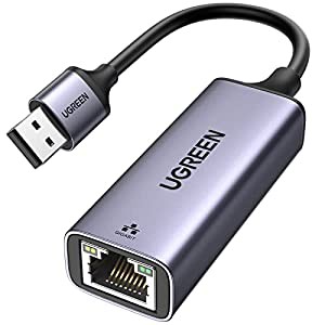 UGREEN 有線LANアダプター USB LAN 1000Mbps高速 Switchに適用 USB3.0 to RJ45 Windows/Mac OS対応 ギガビットイーサネット アル