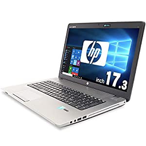 ノートパソコン 中古 HP EliteBook 470 G1 Core i5 4GBメモリ 17.3インチ DVDマルチ Windows10 テンキー MicrosoftOffice2007(中