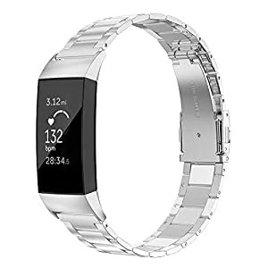 【Amazon限定ブランド】?Fitbit Charge3バンド/Fitbit Charge 4バンド フィットビット チャージ3 バンド Wearlizer fitbit char