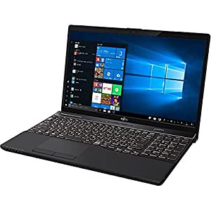 富士通 15.6型ノートパソコン FMV LIFEBOOK AH53/D1 ブライトブラック（Core i7/メモリ 8GB/HDD 1TB/Office H＆B 2019） FMVA53D