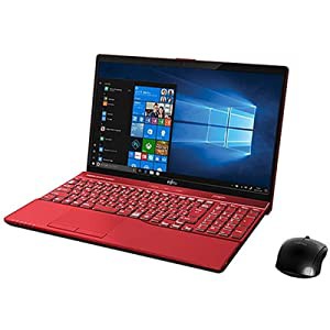 富士通 15.6型ノートパソコン FMV LIFEBOOK AH53/D1 ガーネットレッド（Core i7/メモリ 8GB/HDD 1TB/Office H＆B 2019） FMVA53D