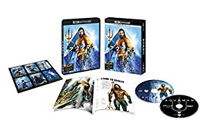 アクアマン 4K ULTRA HD&ブルーレイセット (初回仕様/2枚組/ブックレット&キャラクターステッカー付) [Blu-ray](中古品)