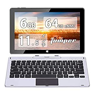 Jumper EZpad 6 Pro 11.6インチ 【フルHD・IPS搭載】2 in1 タブレットPC 6GB DDR3L 64GB eMMC【Win10搭載】1920*1080解像度 ノー