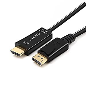 DisplayPort HDMI 変換ケー ブル 4K解像度対応 金メッキ DisplayPort to HDMIケーブル ディスプレイポート to HDMIケーブル hdmi