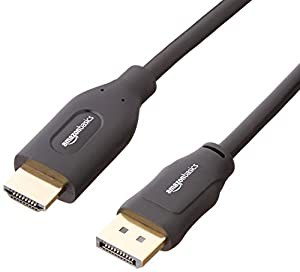 Amazonベーシック DisplayPort to HDMI A/Mケーブル 0.9m 5点セット(中古品)