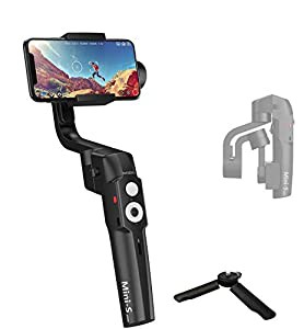 MOZA Mini-S スマホスタビライザー gimbal スマートフォン用3軸手持ちジンバル Youtube Vlog用 ジンバル 折りたたみ式 ミニ三脚 