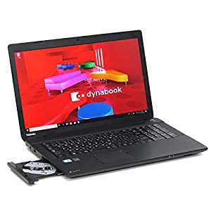 中古パソコン ノートパソコン 本体 SSD 17.3インチ 東芝 Dynabook Satellite B373/J Core i5 3340M 2.7GHz 8GB 512GB Office Win