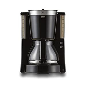 メリタ(Melitta) フィルターペーパー式 コーヒーメーカー ルックセレクション ブラック 10杯用 MKM-1084(中古品)