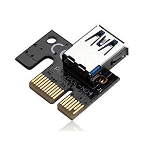 コンピューターケーブル PCI-E 1X - 16X グラフィックス延長ケーブル マイニング 拡張ラインカード Jun30 プロフェッショナル工 