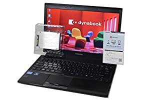 ノートパソコン 【Office搭載】 SSD 240GB (新 品 換 装) TOSHIBA dynabook R732 第3世代 Core i5 3320M HD 13.3インチ 8GB/240G