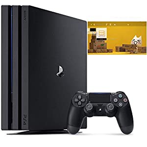 PlayStation 4 Pro ジェット・ブラック 1TB (CUH-7200BB01) 【特典】 オリジナルカスタムテーマ (配信)(中古品)