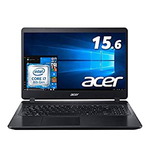 Acer ノートパソコンAspire 5 A515-53-N78U/K/Corei7/8GB/256GB SSD/15.6型FHD/ドライブ無し/ Windows 10(中古品)