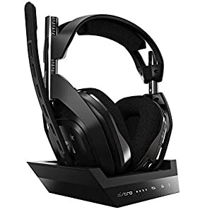 ロジクールG ASTRO Gaming A50 ワイヤレス ゲーミングヘッドセット 5.1ch PS5 PS4 PC, ベースステーション ミックスアンプ 内蔵 