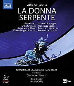 カゼッラ:歌劇《ラ・ドンナ・セルペンテ》[Blu-ray Disc, 日本語解説付き](中古品)
