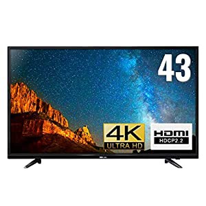 DMM.make モニター ディスプレイ DKS-4K43DG3 43インチ/4K/HDR/IPSパネル HDMI2.0・USB・VGA端子(中古品)