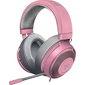 Razer Kraken Quartz Pink ゲーミングヘッドセット 3.5mm 冷却パッド PS4 PS5 PC Switch スマホ【日本正規代理店保証品】 RZ04-0