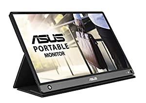 ASUS MB16AHP モバイルモニター モバイルディスプレイ 薄さ9mm・軽量860g、USB/HDMIで簡単接続 15.6インチ フルHD IPS バッテリ 