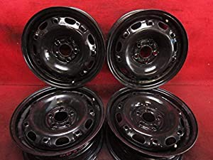 スチール ホイール 4本 VW フォルクス ワーゲン ポロ純正14×6J 5穴 PCD 100 +43 ハブ径 57 BORLEM◆ 2633H(N3) 【14インチ 中古