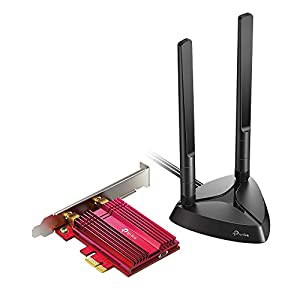 TP-Link WiFi ワイヤレス アダプター 無線LAN Wi-Fi6 PCI-Express Bluetooth 2402 + 574Mbps Archer TX3000e(中古品)