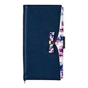 iPhone11 Pro専用手帳型ケース Bouquet Navy(中古品)