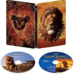 ライオン・キング 4K UHD MovieNEX スチールブック [4K ULTRA HD+ブルーレイ+デジタルコピー+MovieNEXワールド] [Blu-ray](中古 