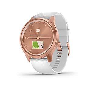 GARMIN vivomove Style White / Rose Gold 010-02240-70(中古品)