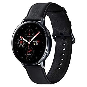 Galaxy Watch Active2 / Stainless steel/ブラック / 44mm [Galaxy純正スマートウォッチ 国内正規品] SM-R820NSKAXJP(中古品)