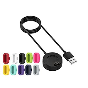 【Amazon限定ブランド】XIHAMA For Garmin 1M 充電スタンド*1 と 防塵プラグ*10個「1セット」Garmin Fenix 7/Fenix 6/Fenix 5/Ap