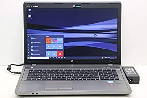 【中古】 hp ProBook 4740s Core i5 3210M 2.5GHz/4GB/256GB(SSD)/Multi/17.3W/WXGA++(1600x900)/Win10/Radeon HD 7650M(中古品)