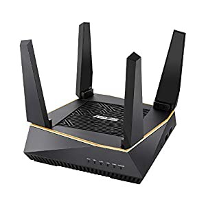 ASUS 旧モデル ASUS WiFi 無線 ルーターRT-AX92U 【 メッシュ機能付 】【3階建 / 4LDK 】【PS5/Nintendo Switch/iPhone/android 