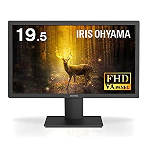 アイリスオーヤマ モニター 液晶ディスプレイ 19.5インチ ゲーミングモニター 液晶モニター ブラック ILD-A19HD-B(中古品)