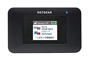 NETGEAR モバイルルーター SIMフリー 国内 docomo ネットワーク(LTE/FDD-LTE/3G) & 海外対応 ハイスピードモデル 動画視聴・オン