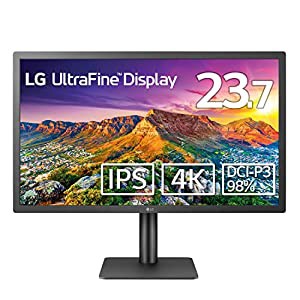 LG モニター ディスプレイ 24MD4KL-B 23.7インチ / UltraFine 4K(3840×2160) / IPS非光沢/DCI-P3 98% / Thunderbolt? 3 / 3年 