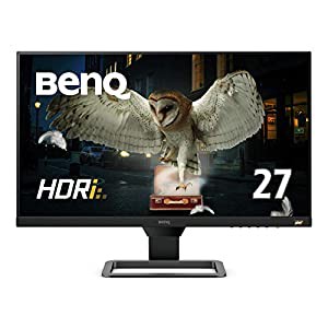 BenQ EW2780 アイケアモニター (27インチ/IPS/Full HD/HDR/treVoloスピーカー/5ms/FreeSync/ブルーライト軽減/ベゼルレス/輝度自