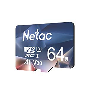 Netac microSD 64GB 最大100MB/s microSDXC UHS-I V30 U3 A1 C10 Full HD Nintendo Switch対応 メーカー正規品認証 - P50064(中 