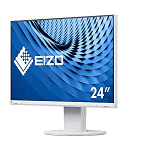 EIZO カラー液晶モニター 23.8型 ホワイト EV2460-WT(中古品)