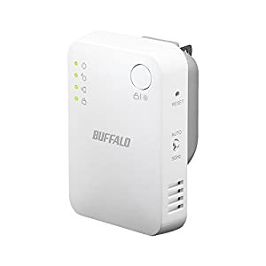 BUFFALO WiFi 無線LAN中継機 WEX-1166DHPS/N 11ac/n/a/g/b 866+300Mbps ハイパワー コンパクトモデル 簡易パッケージ 日本メーカ